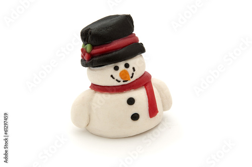 marzipan snowman