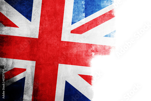 Grunge flag of Great Britain #61297614