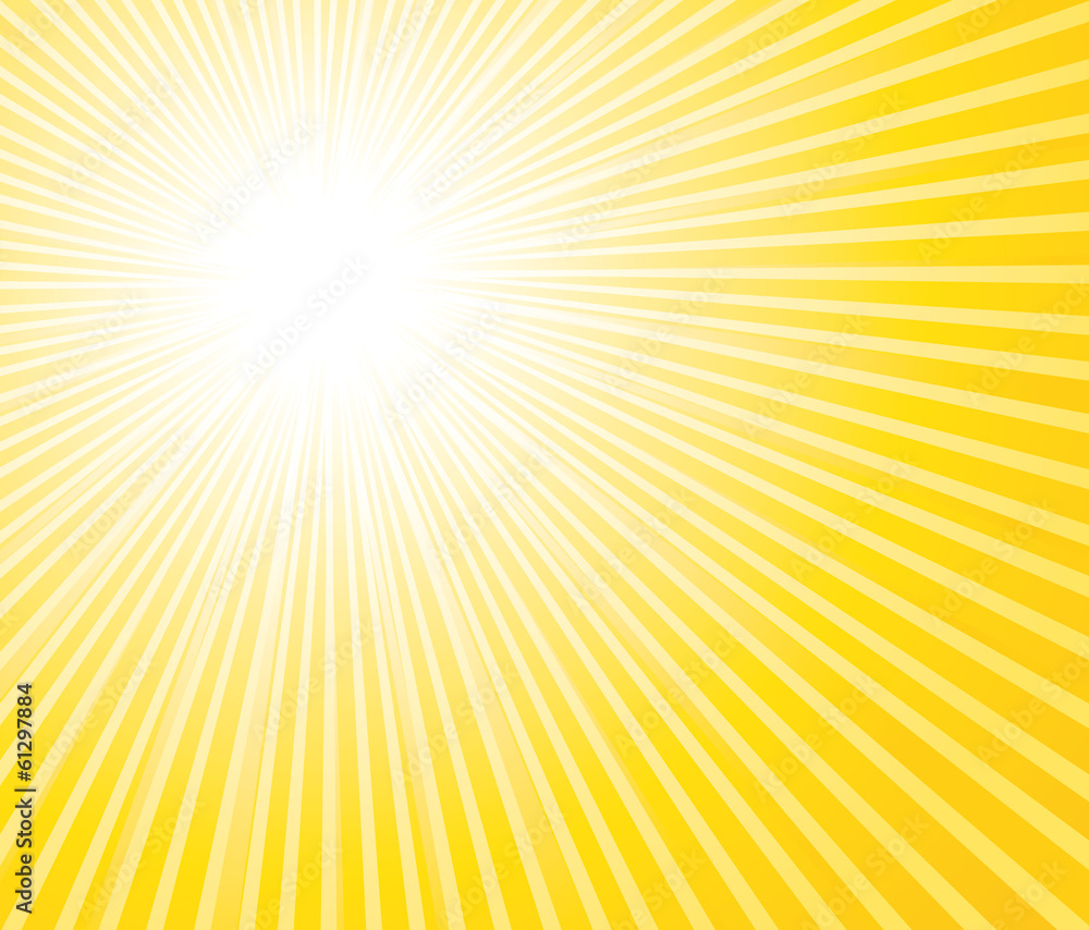 Obraz premium Summer sunburst background.