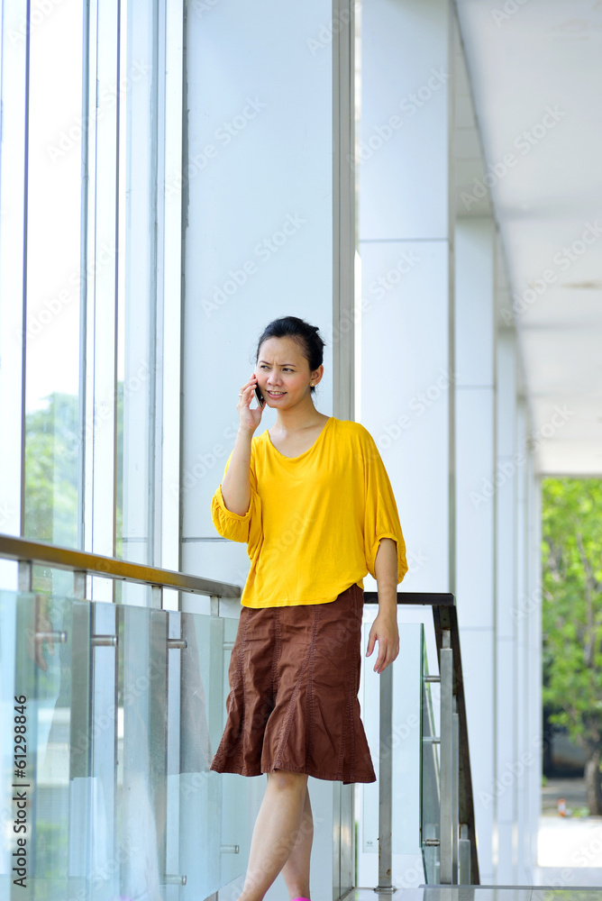 Woman Using Cellphone Woman Using Cellphone