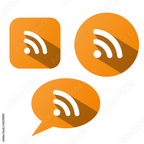 RSS Buttons (headlines news feed breaking internet web media)