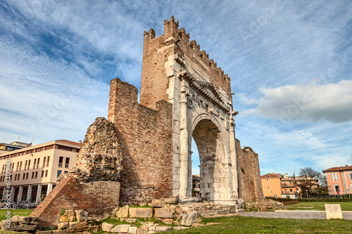 Rimini, Italy - the Arch of Augustus photo