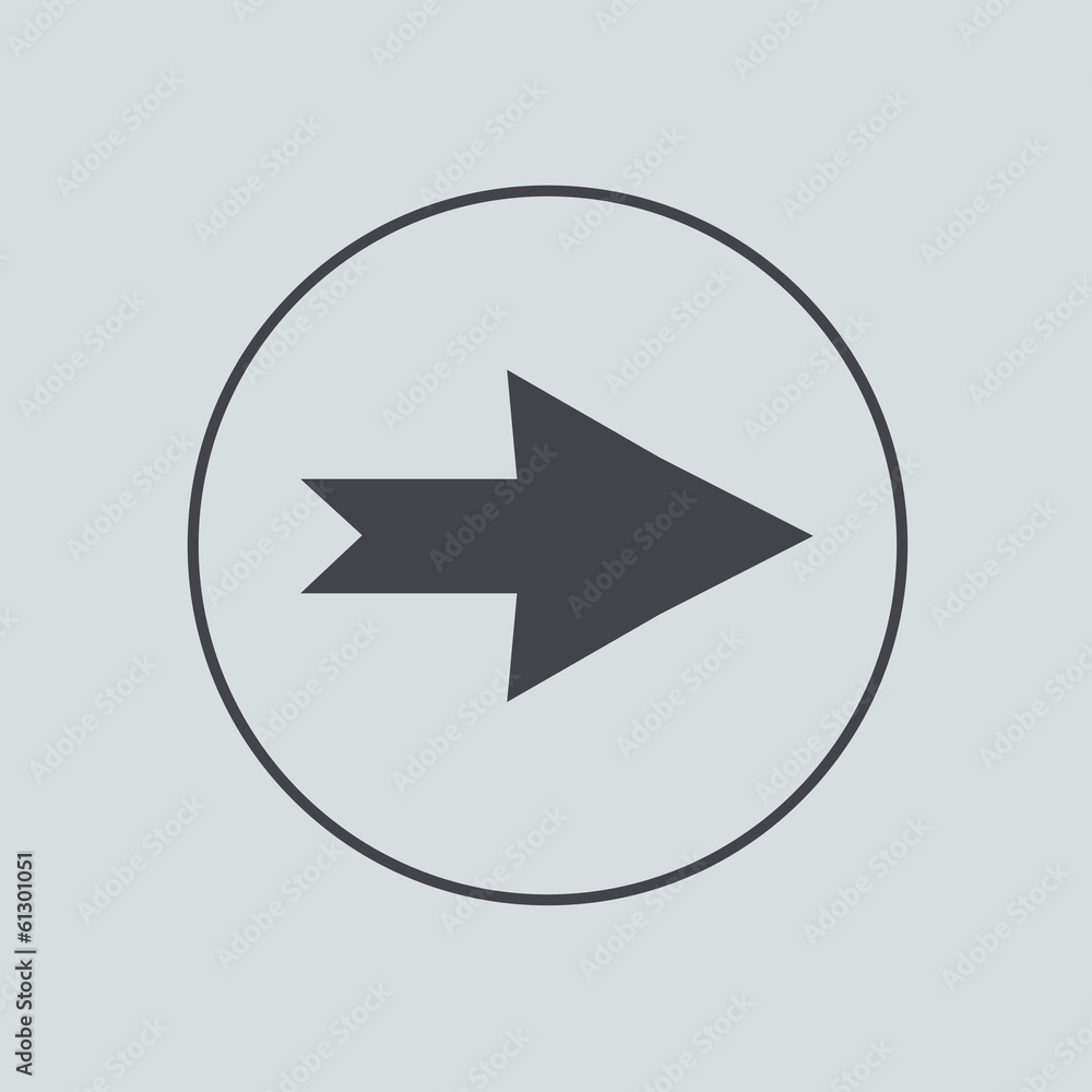 Vector circle icon on gray background. Eps 10 Vector circle icon on gray background. Eps 10