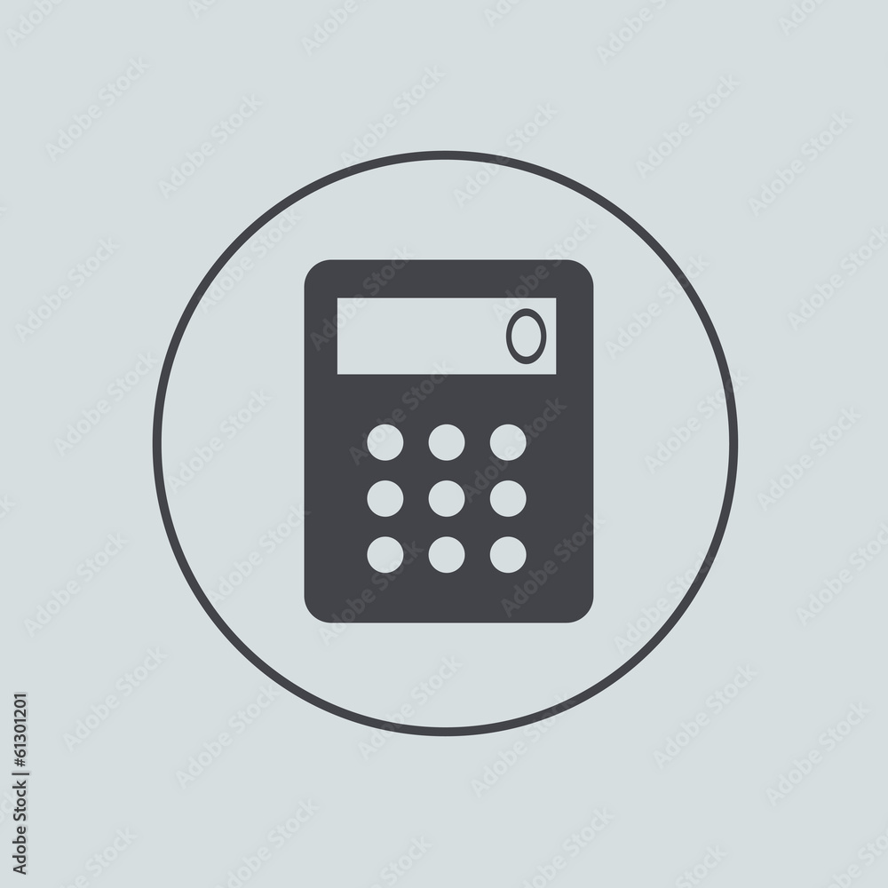 Vector circle icon on gray background. Eps 10 Vector circle icon on gray background. Eps 10