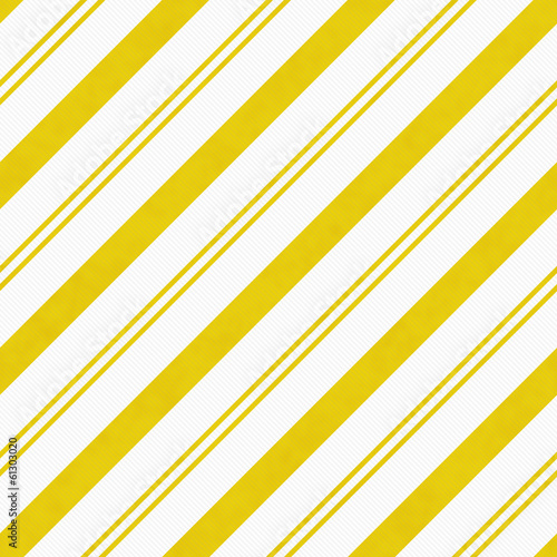 Yellow Diagonal Striped Textured Fabric Background