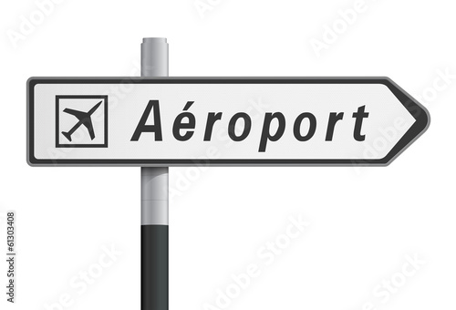 Panneau - Aéroport