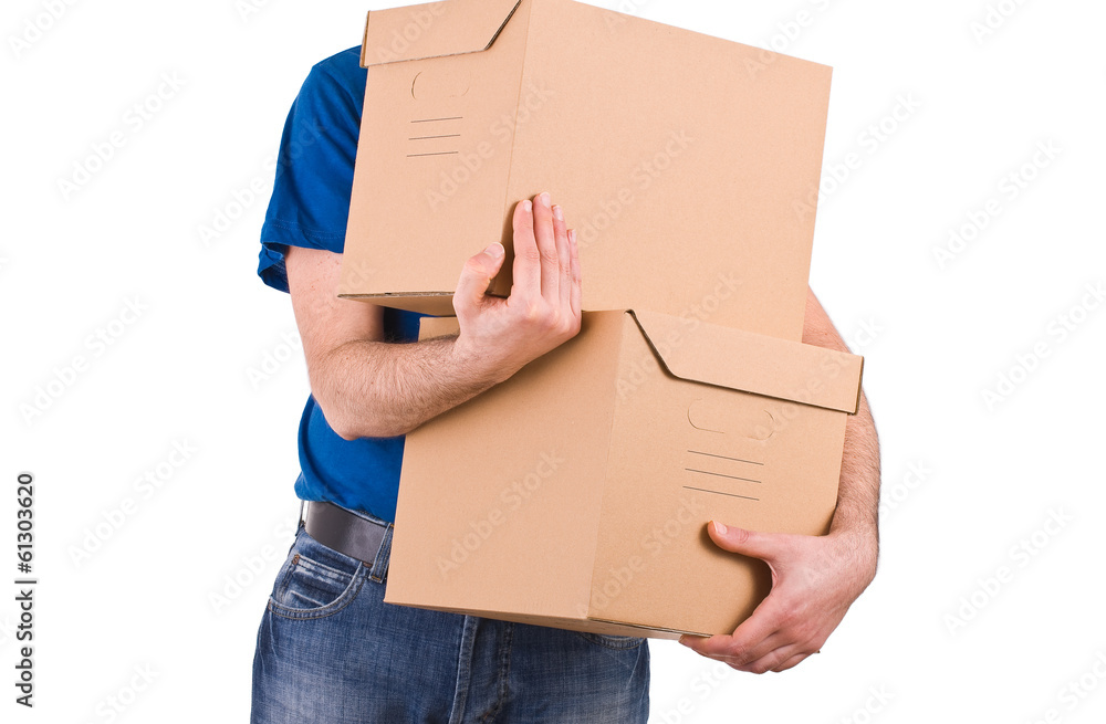 Delivery man. Delivery man.