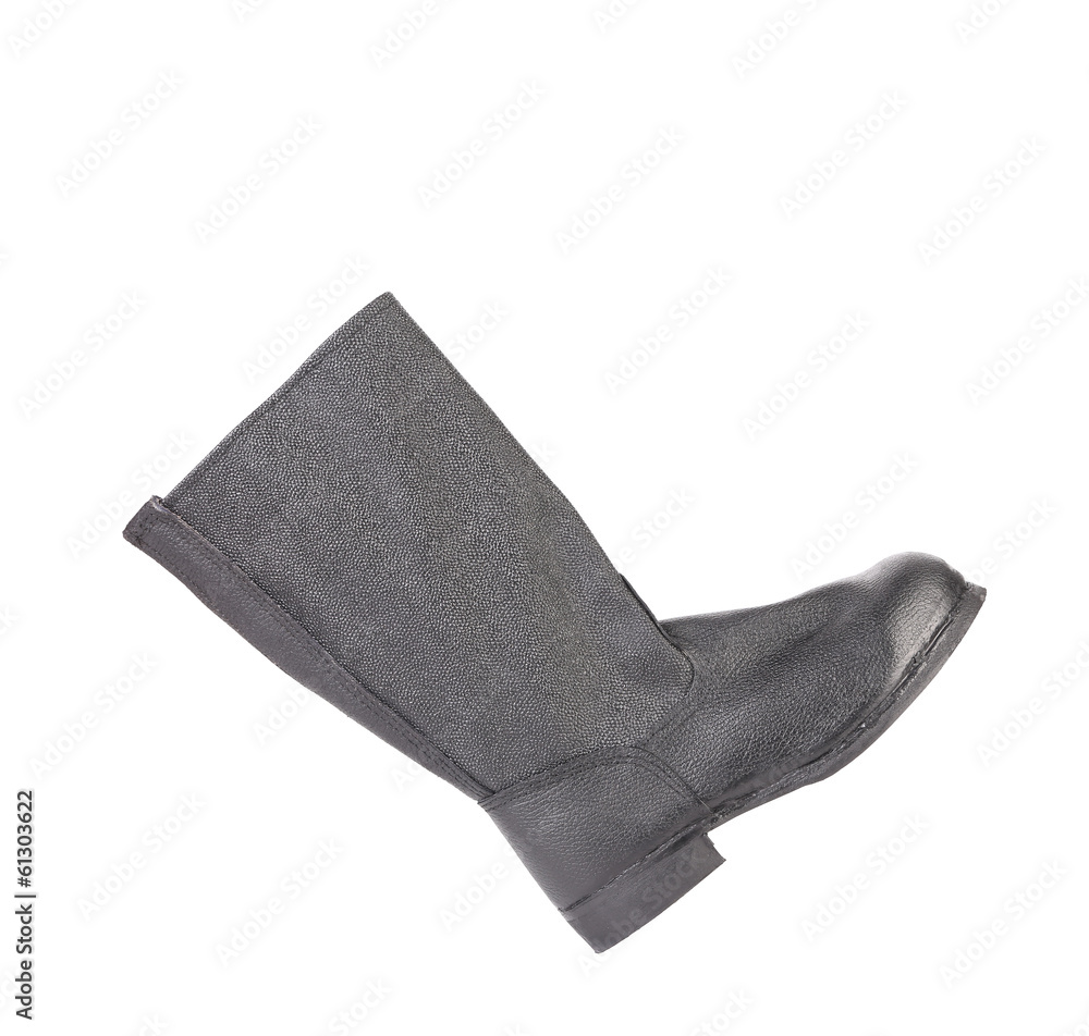 High black color kersey boot. High black color kersey boot.