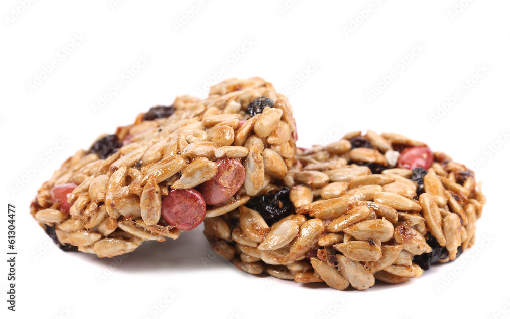 Round candied seeds and nuts. Round candied seeds and nuts.