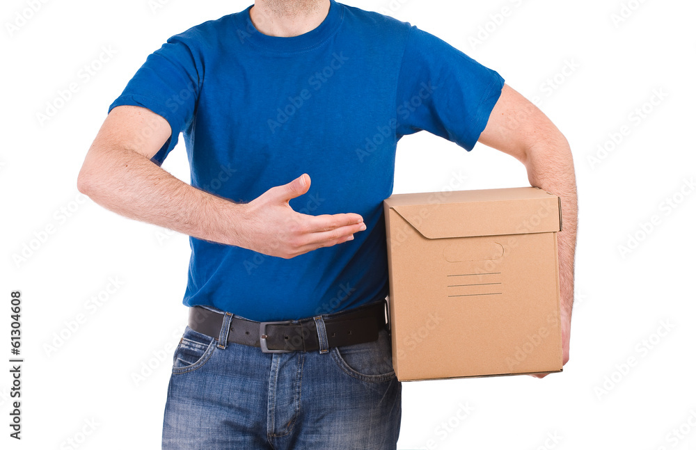 Delivery man. Delivery man.