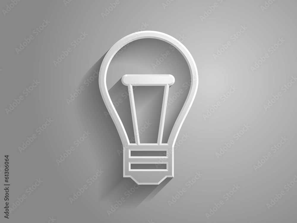 3d Vector illustration of lamp icon 3d Vector illustration of lamp icon