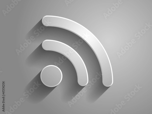 3d Vector icon of wirelass icon