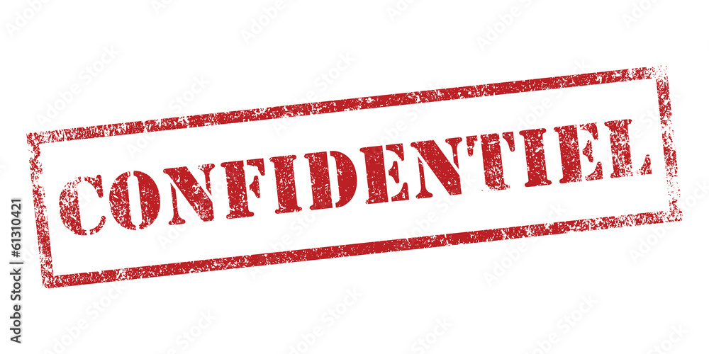 Confidentiel Stock Vector Adobe Stock