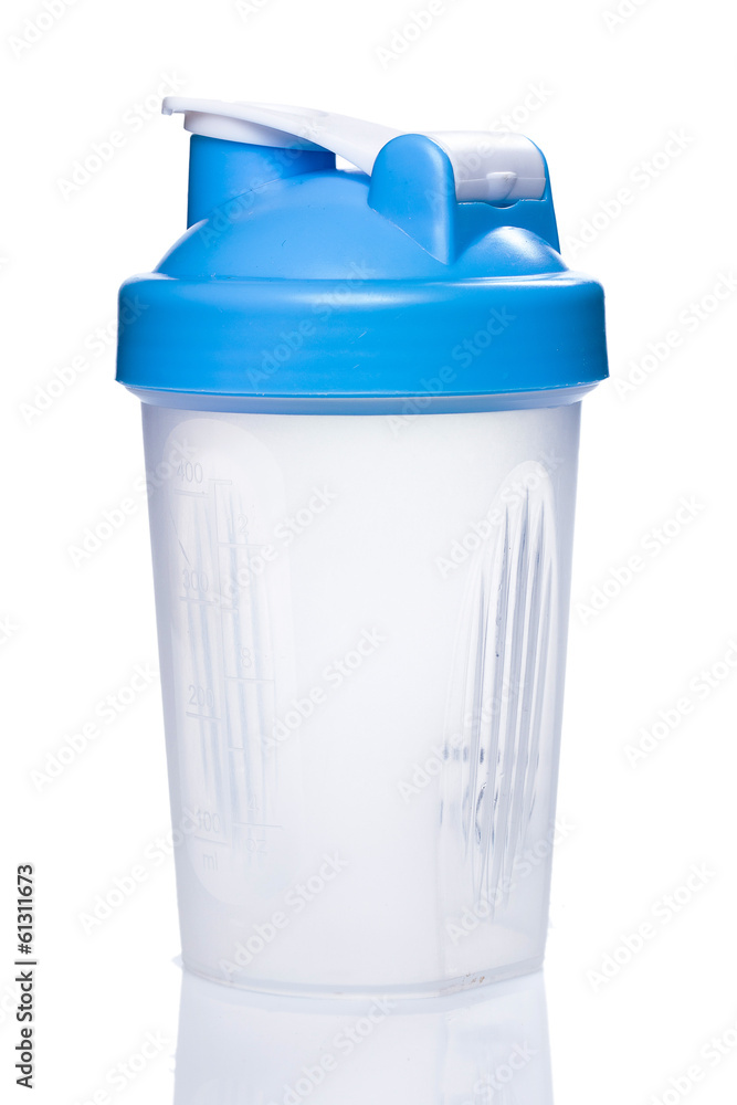 Obraz premium Empty protein shaker