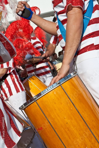 Rio Carnival - Bateria, the musical section playing Samba