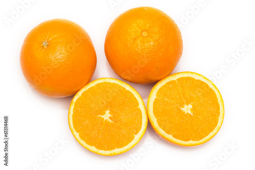 Fresh orange fruits