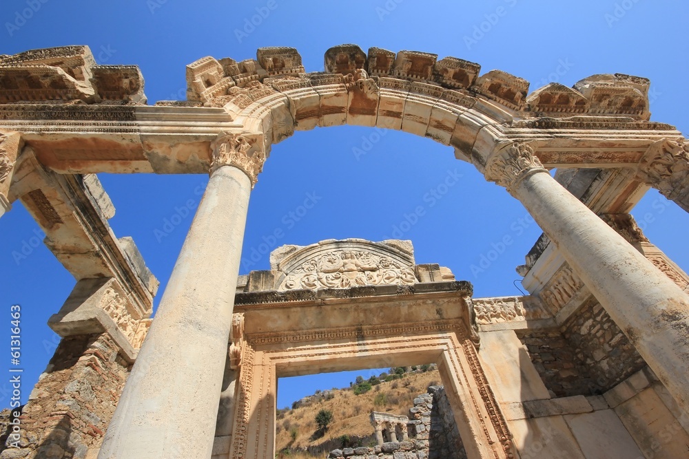 Temple of Hadrian, Ephesus, Turkey. Temple of Hadrian, Ephesus, Turkey.