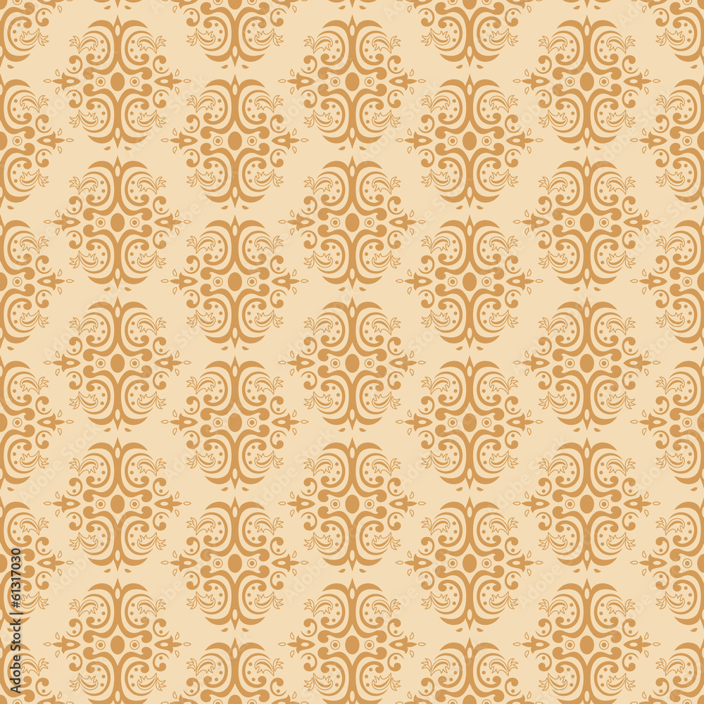 seamless damask pattern