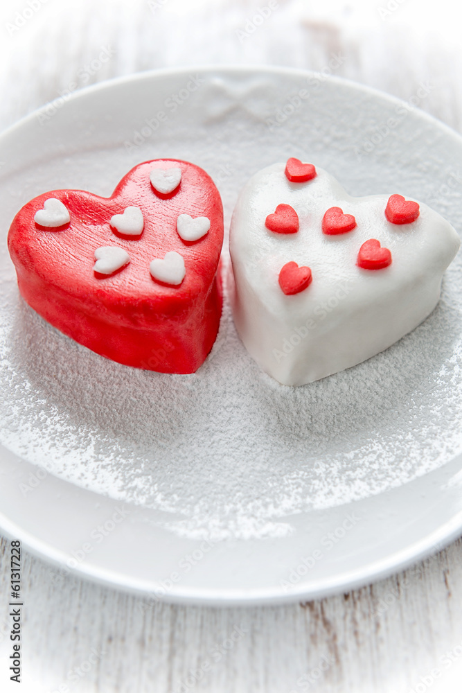 Heart cup cake Heart cup cake