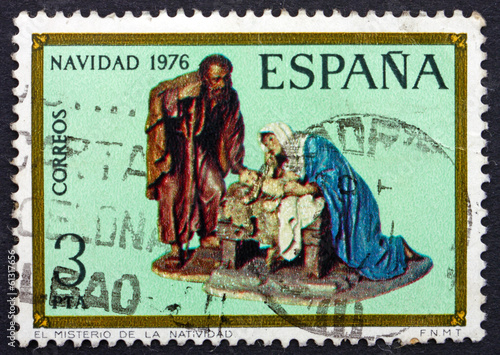 Postage stamp Spain 1976 Nativity, Christmas