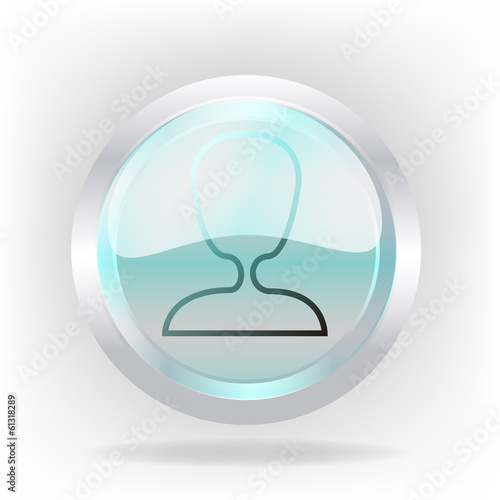3d contacts cristal icon