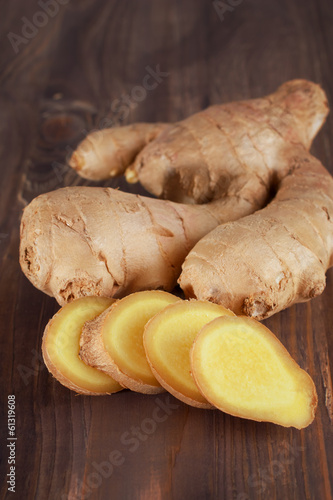 Obraz na płótnie Ginger root w salonie