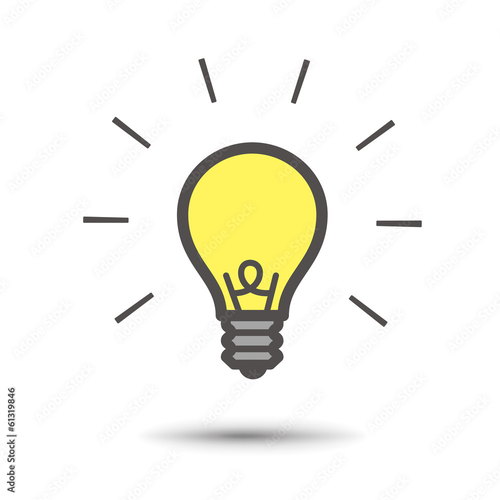 電球 ひらめき Stock ベクター Adobe Stock