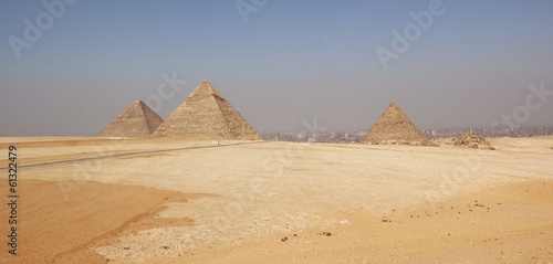 The Pyramids of Giza  Cairo  Egypt.
