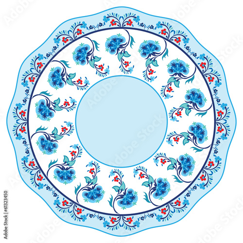 blue oriental ottoman design seventeen