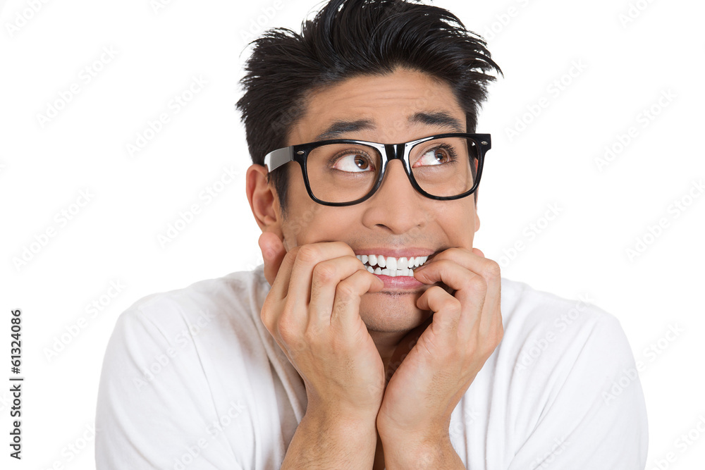 Anxious nerdy guy Anxious nerdy guy