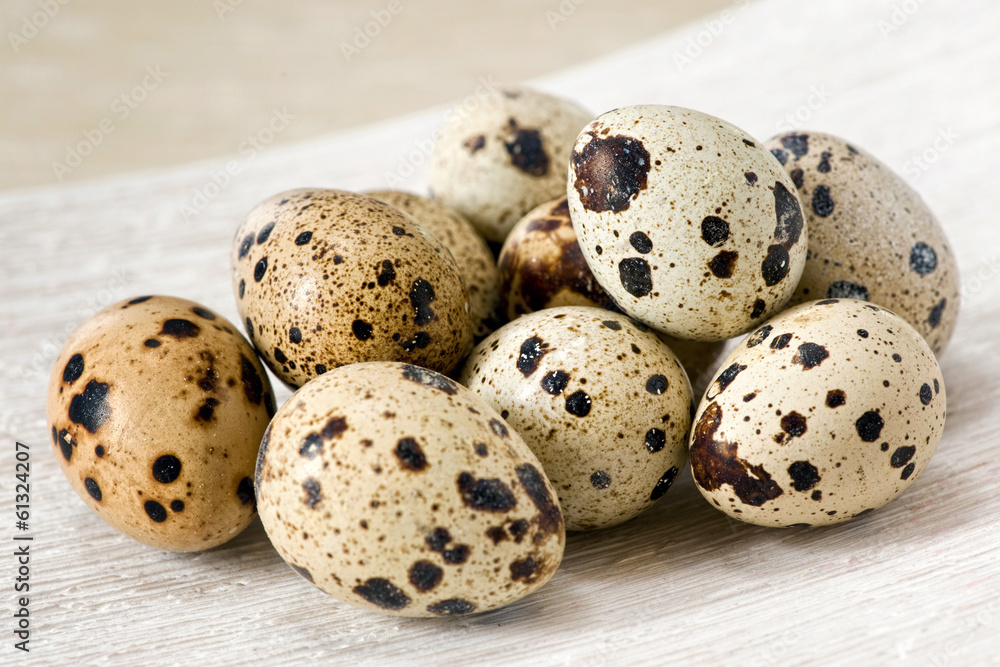Nutritious quail eggs, natural source of vitamins