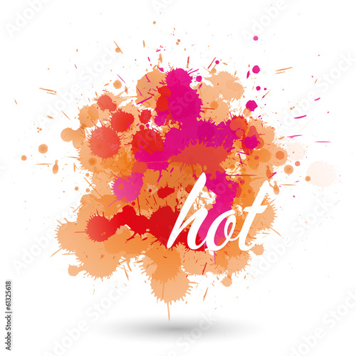 hintergrund rot orange modern