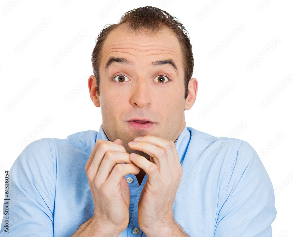 Anxious man Anxious man