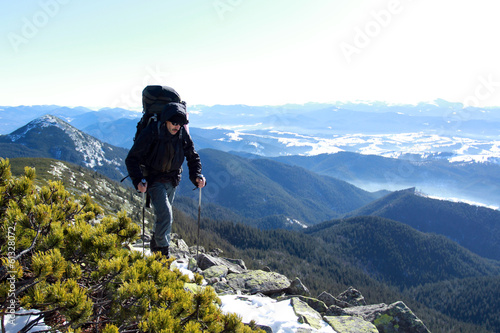 Spring hiking.