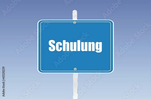 panneau schulung