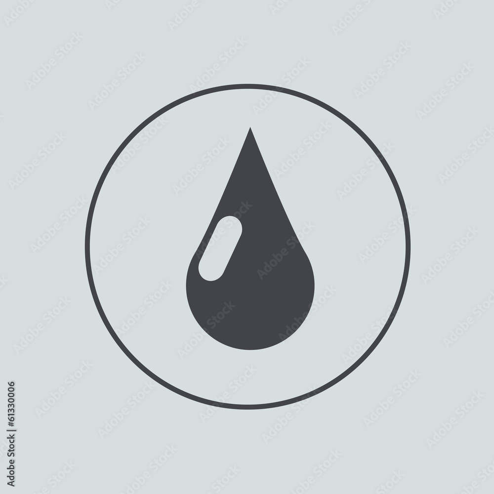 Vector circle icon on gray background. Eps 10 Vector circle icon on gray background. Eps 10
