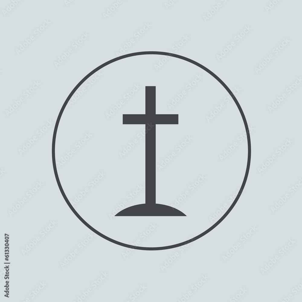 Vector circle icon on gray background. Eps 10 Vector circle icon on gray background. Eps 10
