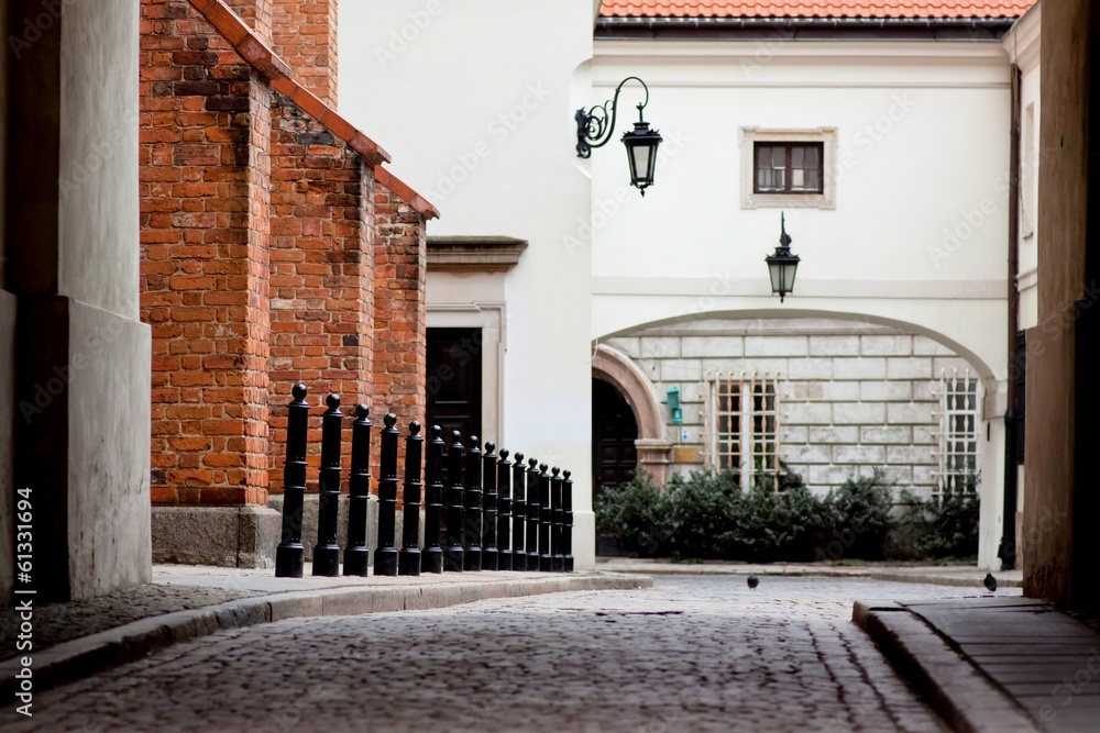 Fototapeta premium Brama na Warszawskim starym mieście