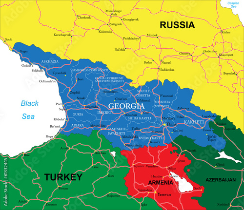 Georgia map