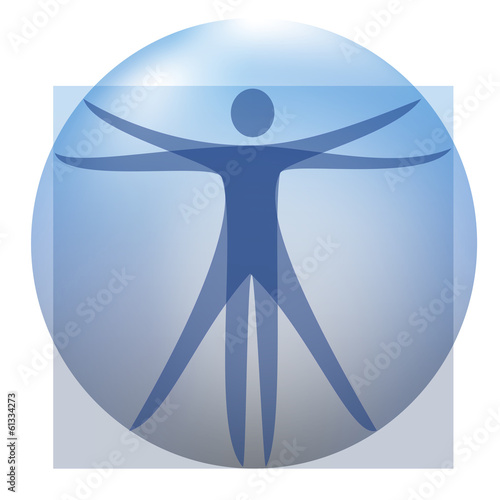 leonardo da vinci | proportionsstudie| mensch
