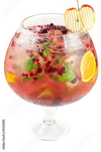 Berries and fruit cocktail