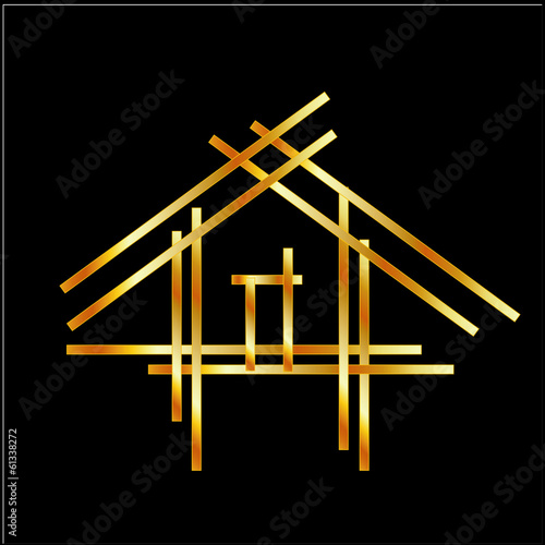 Real estate house logo