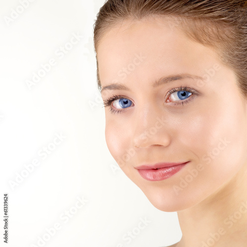 woman with clean fresh skin