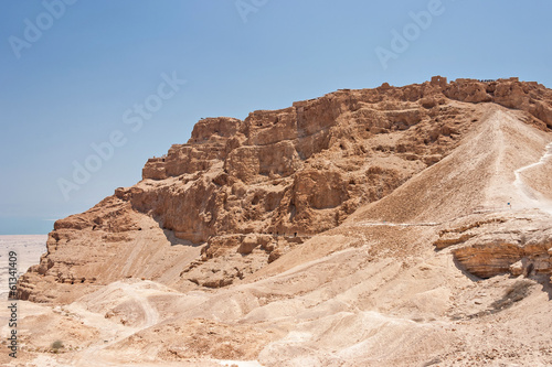 Roman Ramp at Masada in Israel