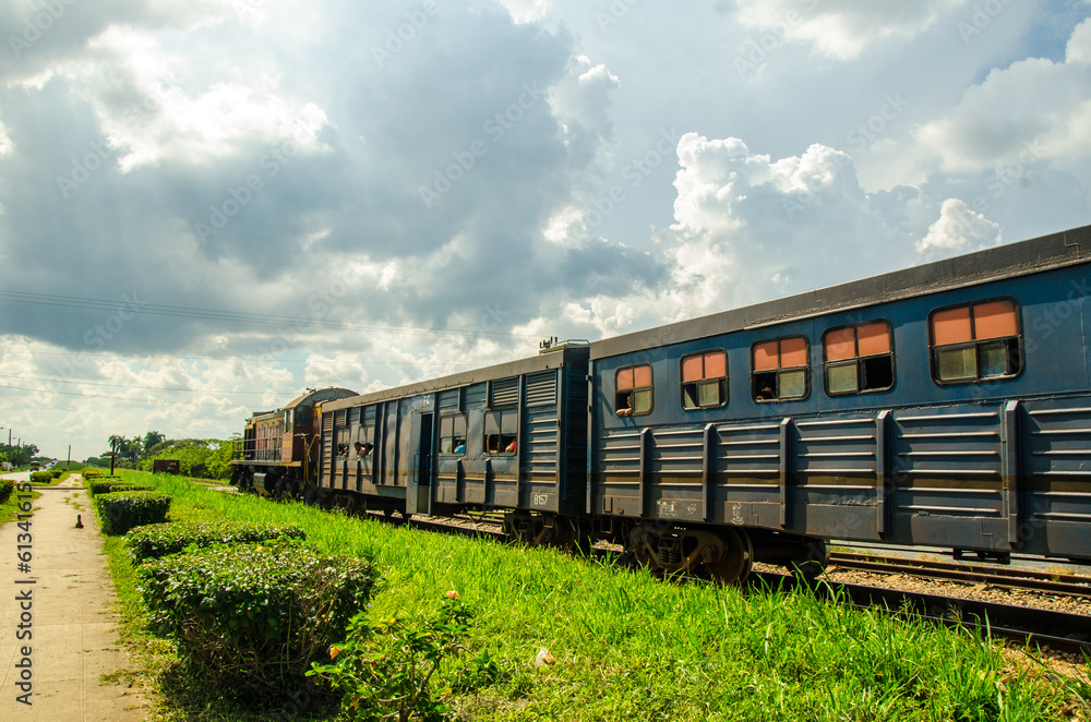 Obraz premium cuban trains and railroads