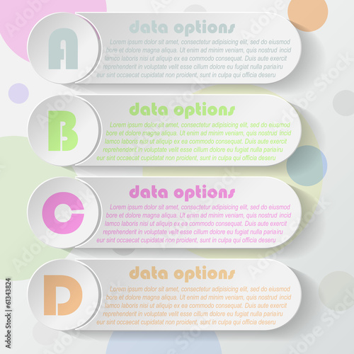 Modern vector infographic template design for your business pres