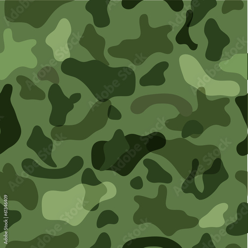 Sample seamless camouflage in the colors of the forest for your