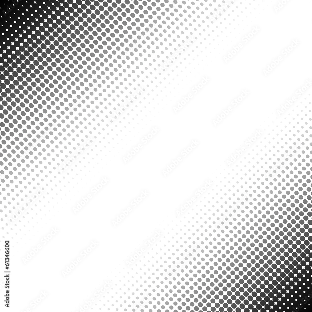 Abstract halftone black and white background Abstract halftone black and white background