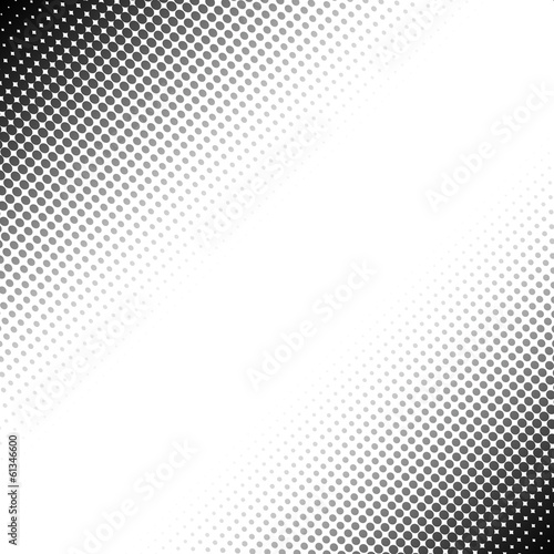 Abstract halftone black and white background
