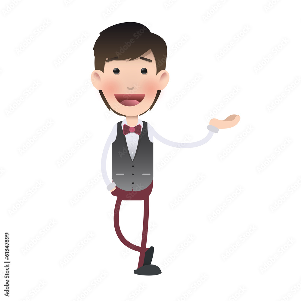 Man holding something over isolated background Man holding something over isolated background